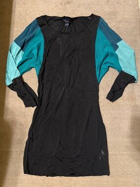 French Connection Colorblock Batwing Sweater Dress NWT Size 8